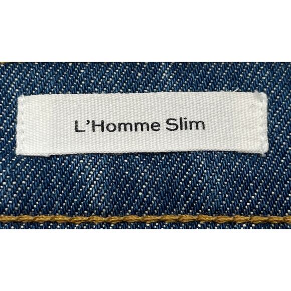 11-7 FRAME Men's Jeans L'Homme Slim Paint Splatter Size 31 - Picture 7 of 10